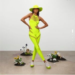 IVY Park Beyoncé x Adidas Mesh Knit Catsuit Small NWT